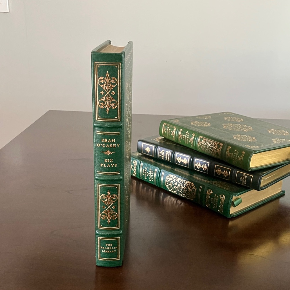 SALE 
Franklin Library leather bound book by Sean O’Casey . Six Plays.